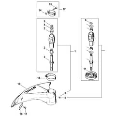 Stihl FS36R - Bearing Housing Fs 36, Fs 40 - Parts Diagram