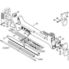 Genuine Stihl FS400 L / M - Drive tube assembly