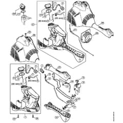 Genuine Stihl FS40 - 4144 / F - Motor Housing