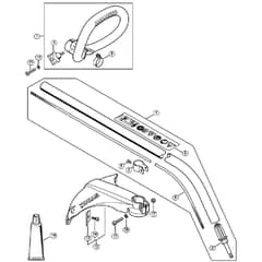 Genuine Stihl FS40 - 4144 / K - FS 40: Drive Tube Assembly, Loop Handle