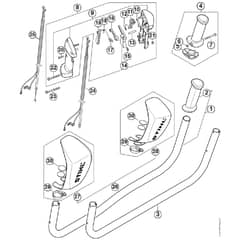 Genuine Stihl FS410 / N - Bike handle