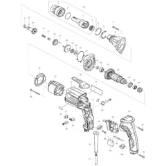 Makita FS4300 - Drywall Screwdriver - Power Tool Diagram