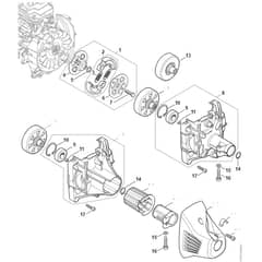 Stihl FS460 - Clutch, Clutch Housing - Parts Diagram
