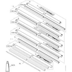 Stihl FS460 - Drive Tube Assembly - Parts Diagram