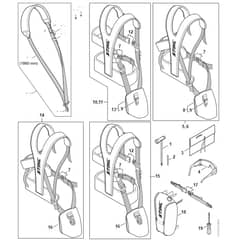 Stihl FS460 - Tools, Full Harness - Parts Diagram