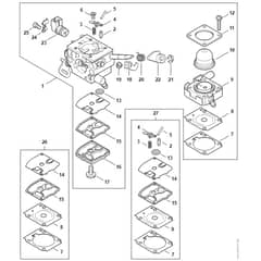 Stihl FS461 C-EM - Carburetor 4147-53 - Parts Diagram