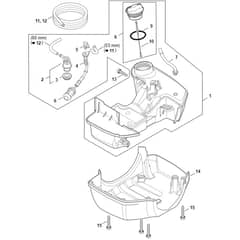 Stihl FS461 C-EM - Fuel Tank - Parts Diagram