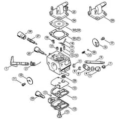 Genuine Stihl FS480 / G - Carburetor C1Q-S154, C1Q-S94