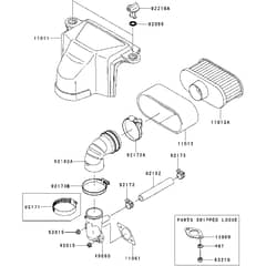 Countax Fs481V - 09 Air Filter Muffler