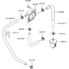 Countax Fs481V - 10 Fuel Tank