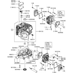 Countax Fs481V Ds50 Fs481V Es50 - 01 Cylinder Crankcase