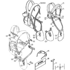 Genuine Stihl FS500 / Q - Tools, Full harness