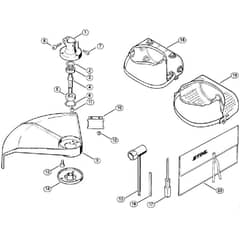 Genuine Stihl FS52 / J - Bearing housing
