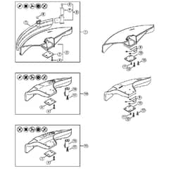 Genuine Stihl FS55 R 2-MIX / AJ - Deflector (16.2014)