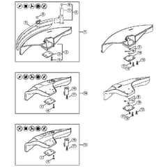 Genuine Stihl FS55 R / AJ - Deflector (16.2014)