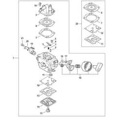 Stihl FS561 C-EM - Carburetor - Parts Diagram