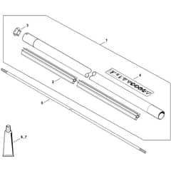 Stihl FS561 C-EM - Drive Tube Assembly - Parts Diagram