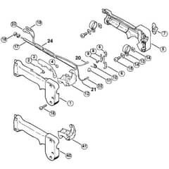 Genuine Stihl FS56 - 4125 / H - Control handle FS 52, FS 56