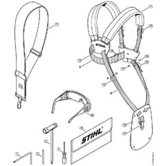 Genuine Stihl FS56 - 4144 / P - Tools, Extras