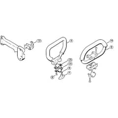 Genuine Stihl FS62 R / J - Drive tube assembly, Loop handle