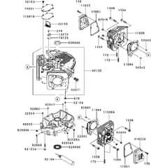 Countax Fs730V - 01 Cylinder Crankcase