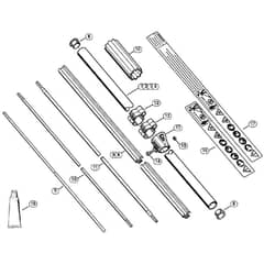 Genuine Stihl FS80 / Z - Drive tube assembly FS 80, 80 R, 85, 85 R, 85 RX