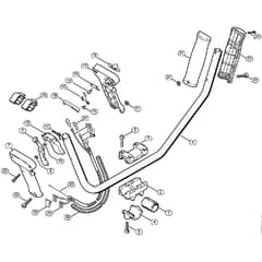 Genuine Stihl FS88 / J - Two-handed handle bar