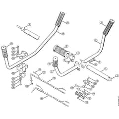 Genuine Stihl FS90 - 4117 / F - Drive tube assembly