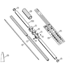 Genuine Stihl FS90 - 4180 / L - Drive tube assembly