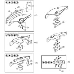Genuine Stihl FS90 - 4180 / N - Deflector