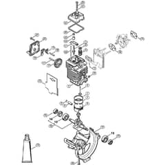 Genuine Stihl FS90 R / Q - Engine Ø 38 mm