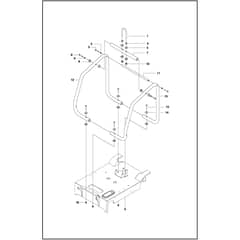 Husqvarna FS 413 - 965150102 - Engine Cage
