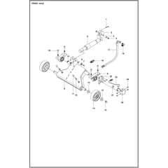 Husqvarna FS 5000 D - 967207340 - Front Axle