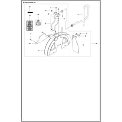 Husqvarna FS 5000 D - 967207340 - Blade Guard - 14