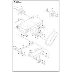 Husqvarna FS 500 E - 967963601 - Base Plate