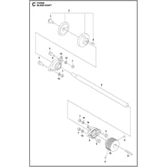 Husqvarna FS 500 E - 967963601 - Blade Shaft