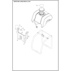 Husqvarna FS 524 - 967046102 - Water Tank & Nose Piece 01