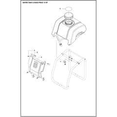 Husqvarna FS 524 - 967046102 - Water Tank & Nose Piece 02