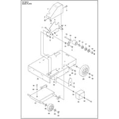 Husqvarna FS 600 E - 970492902 - Base Plate