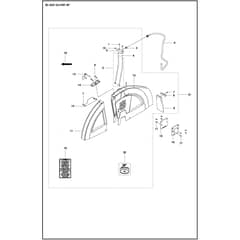 Husqvarna FS 7000 D Tier 4 - 967207953 - Blade Guard - 36
