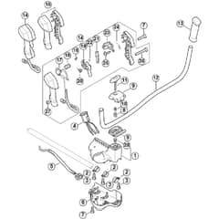 Genuine Stihl FSA130 / B - Bike handle