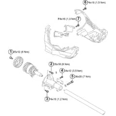 Genuine Stihl FSA130 / J - Tightening torques