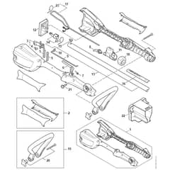 Stihl FSA56 - Handle Housing - Parts Diagram