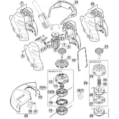 Genuine Stihl FSE52 / C - Electric Motor, Cutting Head