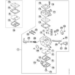Genuine Stihl FT250 / J - Carburetor 4134/14