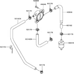 Countax Fx730V As38 - 10 Fuel Tank
