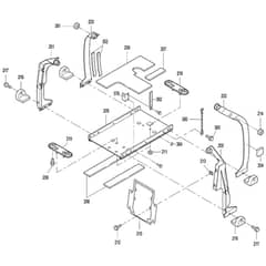 Makita G1100 - Generator - Power Tool 09 Diagram