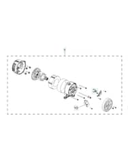 Husqvarna G1300P - 2018-8 - Alternator