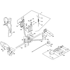 G 440 - 2004 - 283521000/HAN - Castel Garden Brushcutter Handle Transmission Diagram