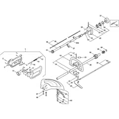 G 444 - 2004 - 284422000/0F4 - Castel Garden Brushcutter Handle Transmission Diagram